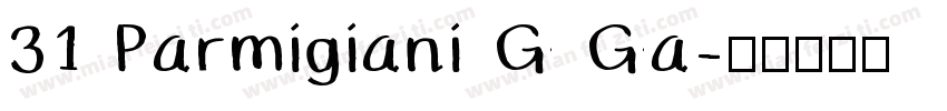 31 Parmigiani G Ga字体转换